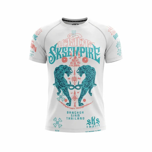 SKS Tiger Stickerbomb T-Shirt White