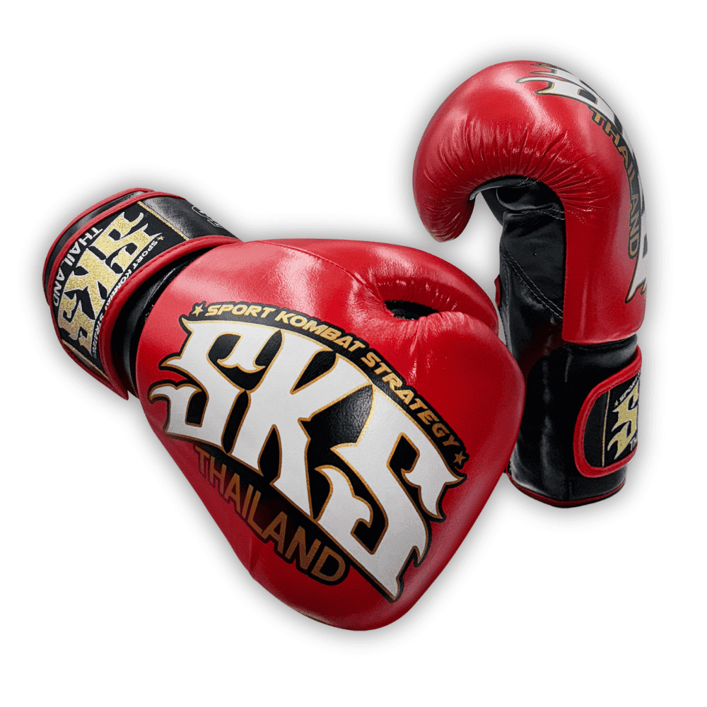 SKS Scarlet Noir Hook and Loop Boxing Gloves Boxing Gloves SKS 10oz 