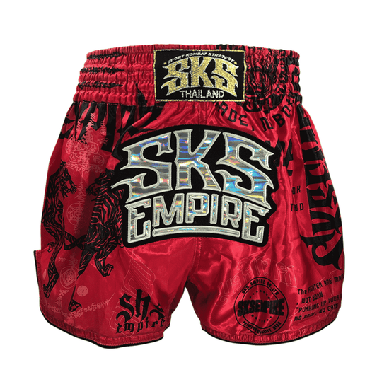 SKS Viva Stickerbomb Muay Thai Shorts Muay Thai Shorts SKS Magenta XXX Small 