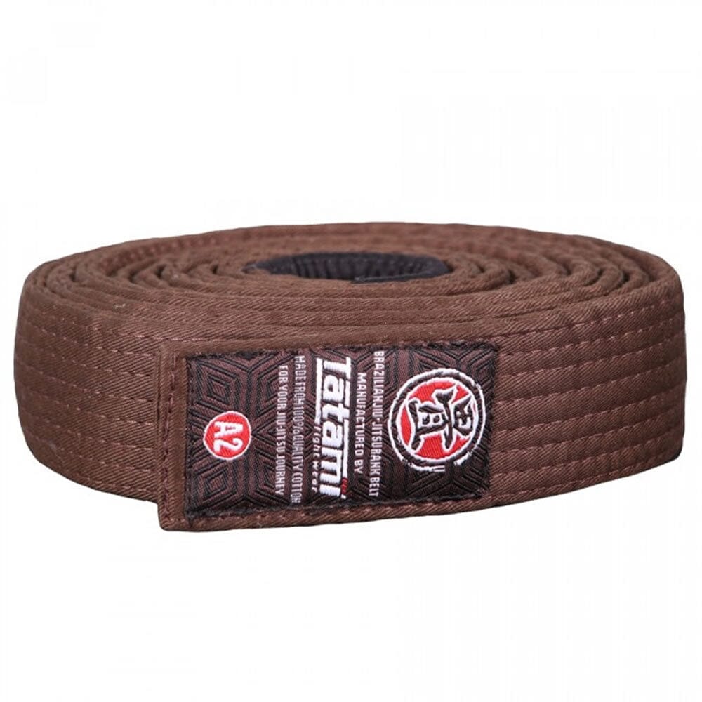 Tatami IBJJF Adult Rank Belt BJJ Belts Tatami Fightwear Brown A0 