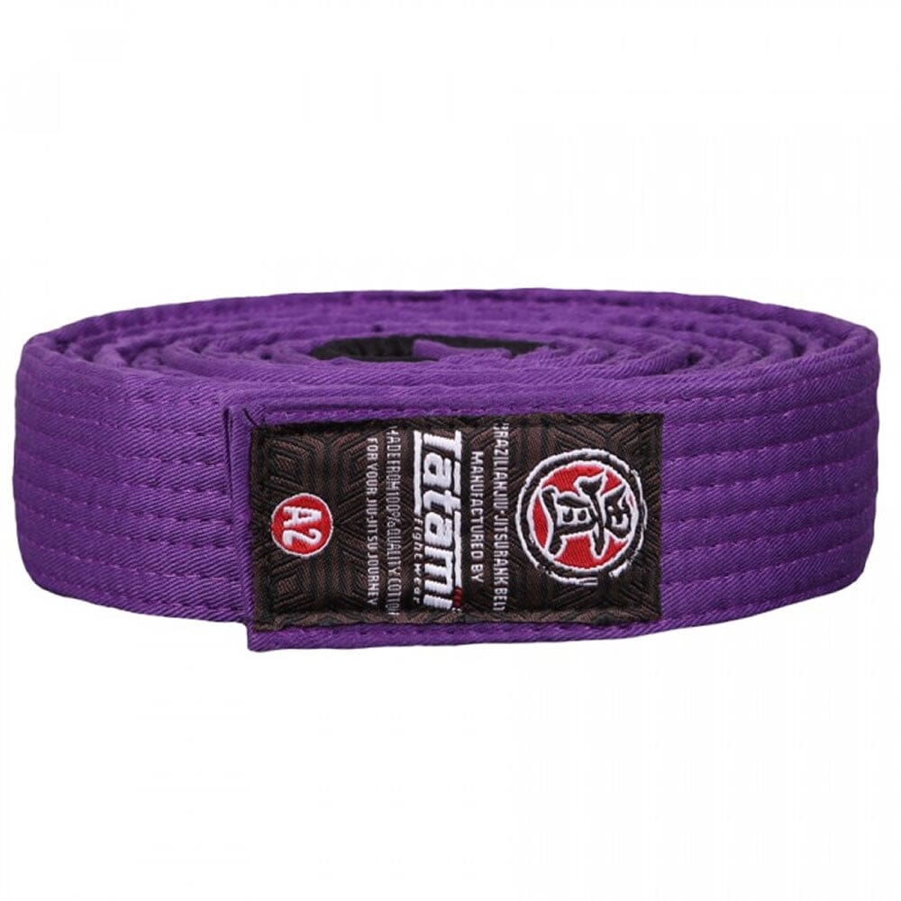 Tatami IBJJF Adult Rank Belt BJJ Belts Tatami Fightwear Purple A0 