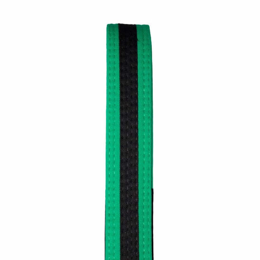 Tatami IBJJF Kids Rank Belt With Black Stripe Green BJJ Belts Tatami Fightwear Green/Black M0 