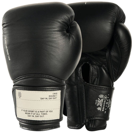 UNIQ Technical Velcro Boxing Gloves Boxing Gloves UNIQ Technical Black 10oz 