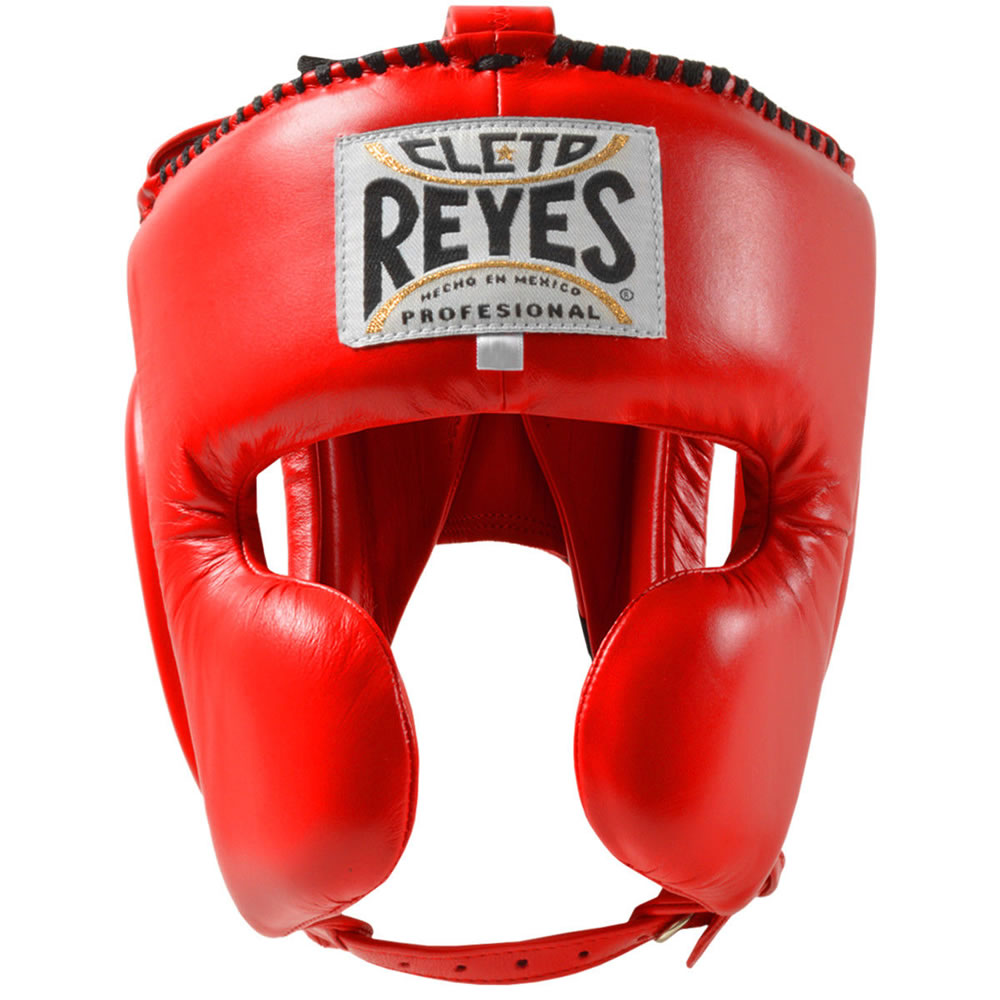 Cleto Reyes Cheek Protection Head Gear Red Front