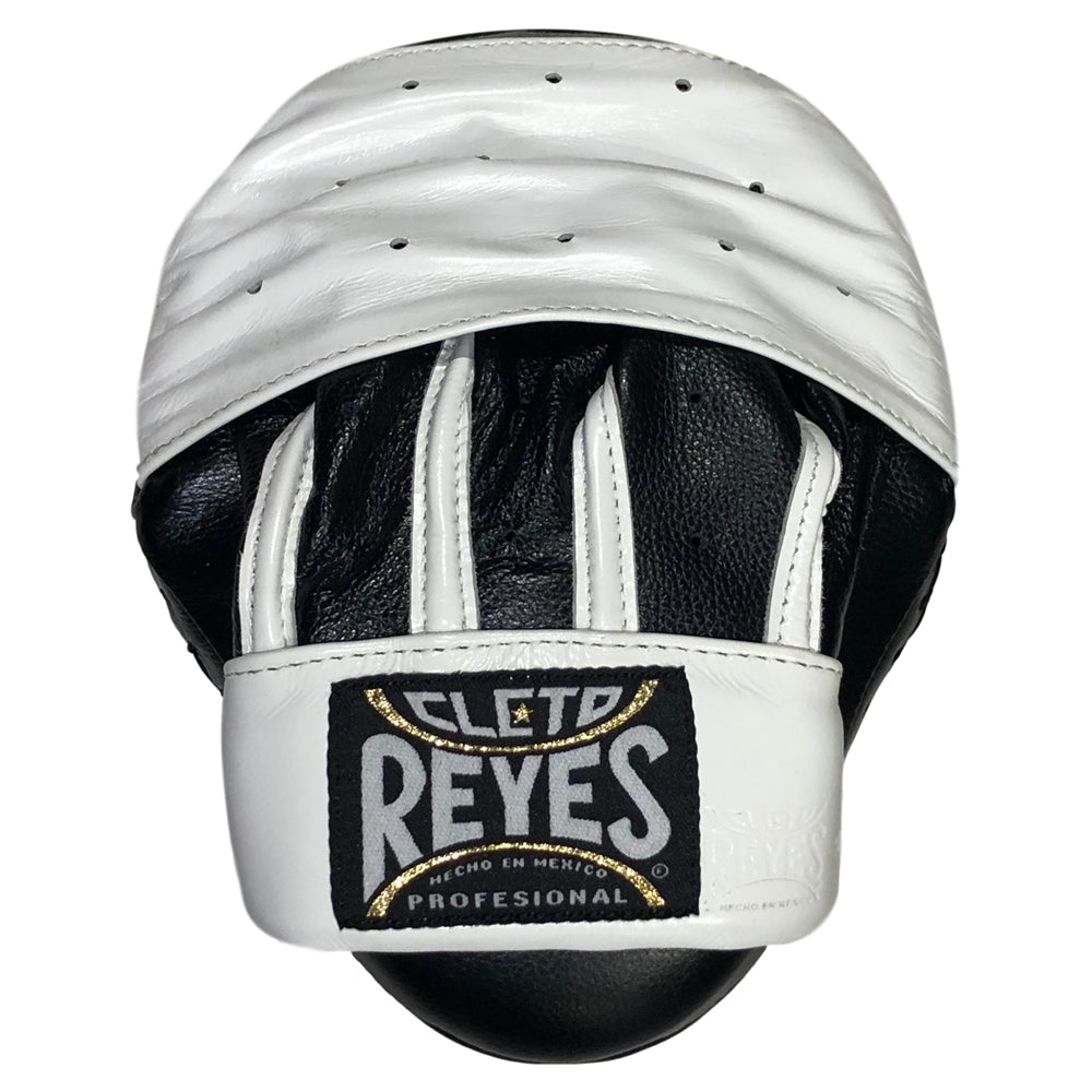 Cleto Reyes Curved Punch Mitts Black/White Back