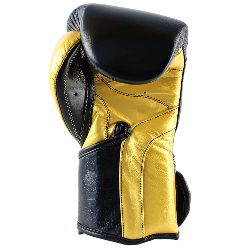 Cleto Reyes High Precision Boxing Gloves Black/Gold Inner