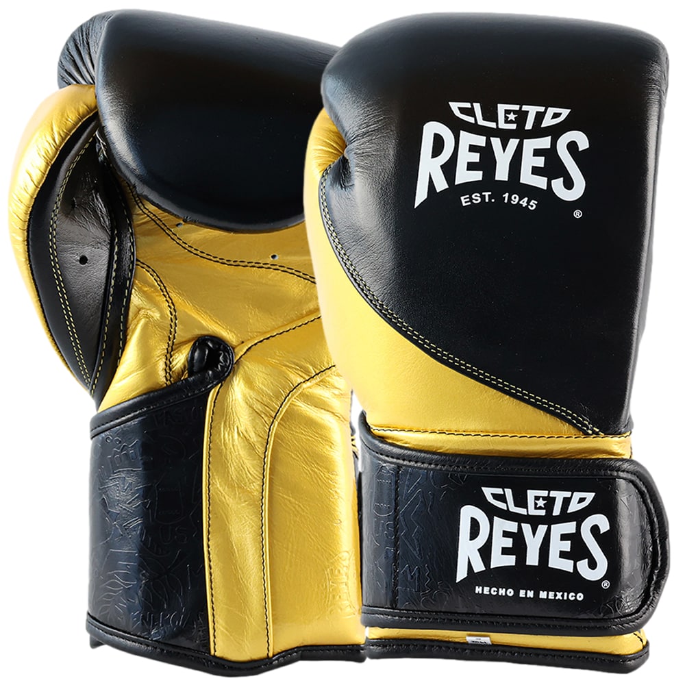 Cleto Reyes High Precision Boxing Gloves 8oz 10oz 12oz 14oz 16 oz Black/Gold