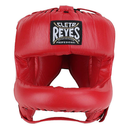 Cleto Reyes Redesigned Head Gear with Nylon Face Bar Red Front