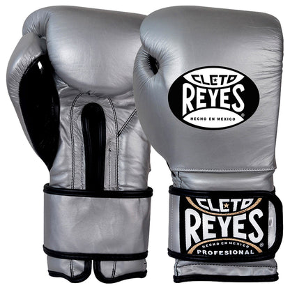 Cleto Reyes Training Boxing Gloves 12oz 14oz 16oz Silver