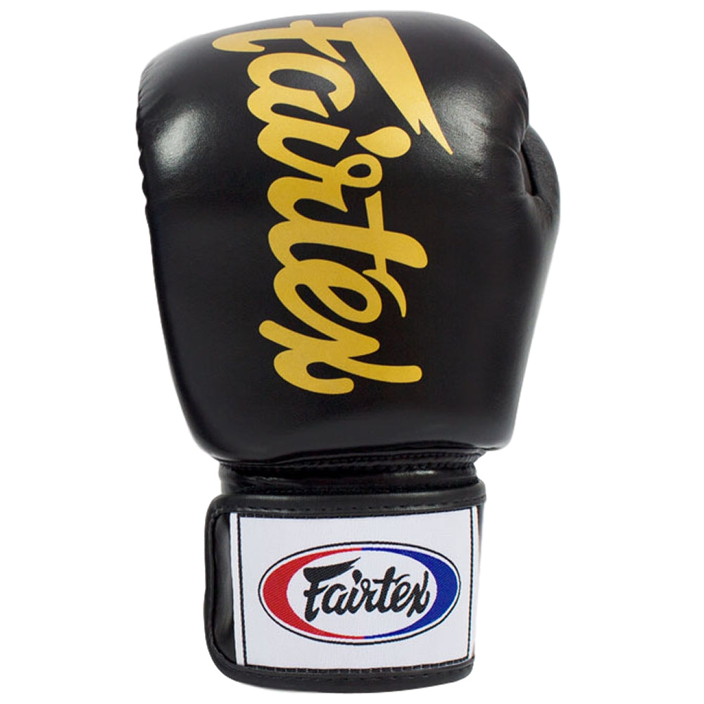 Fairtex BGV19 Deluxe Boxing Gloves Black Top