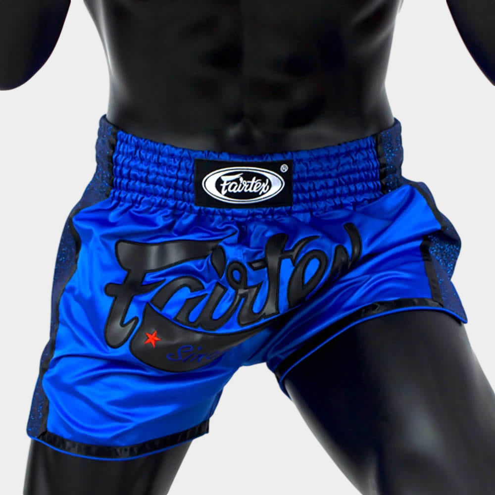 Fairtex BS1702 Royal Blue Slim Cut Muay Thai Shorts