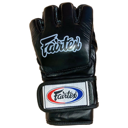 Fairtex FGV12 MMA Gloves Open Thumb Black Top