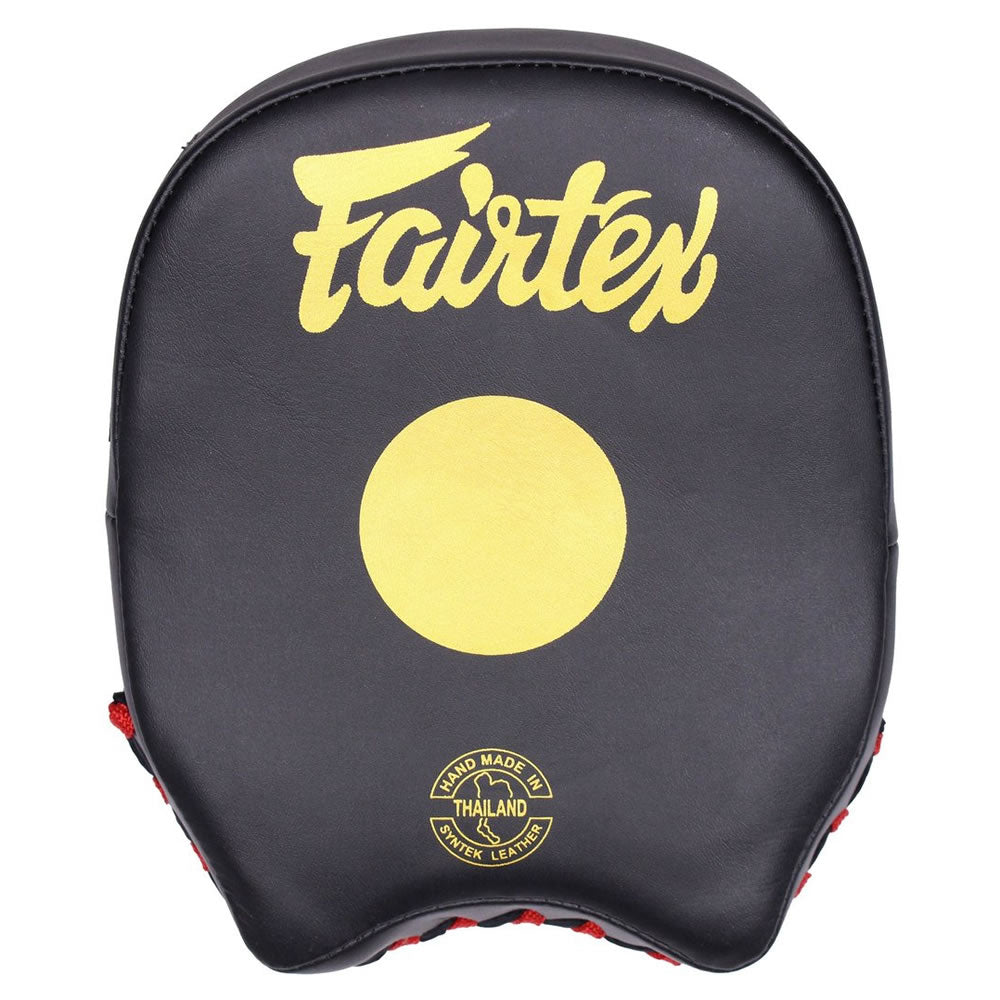 Fairtex FMV14 Short Focus Mitts Black/Gold Front