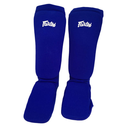 Fairtex SPE1 Fabric Shin Pads Blue