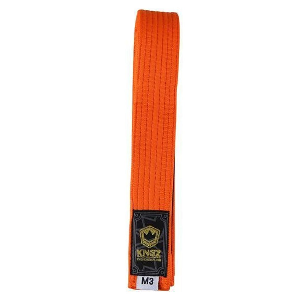 Kingz Kids Belts Solid Colour Orange