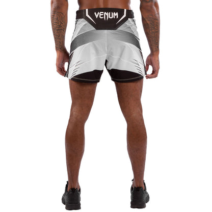 UFC Venum Authentic Fight Night Shorts - Short Fit White Back