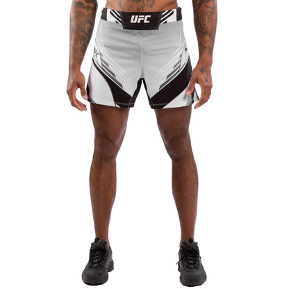 UFC Venum Authentic Fight Night Shorts - Short Fit White Front